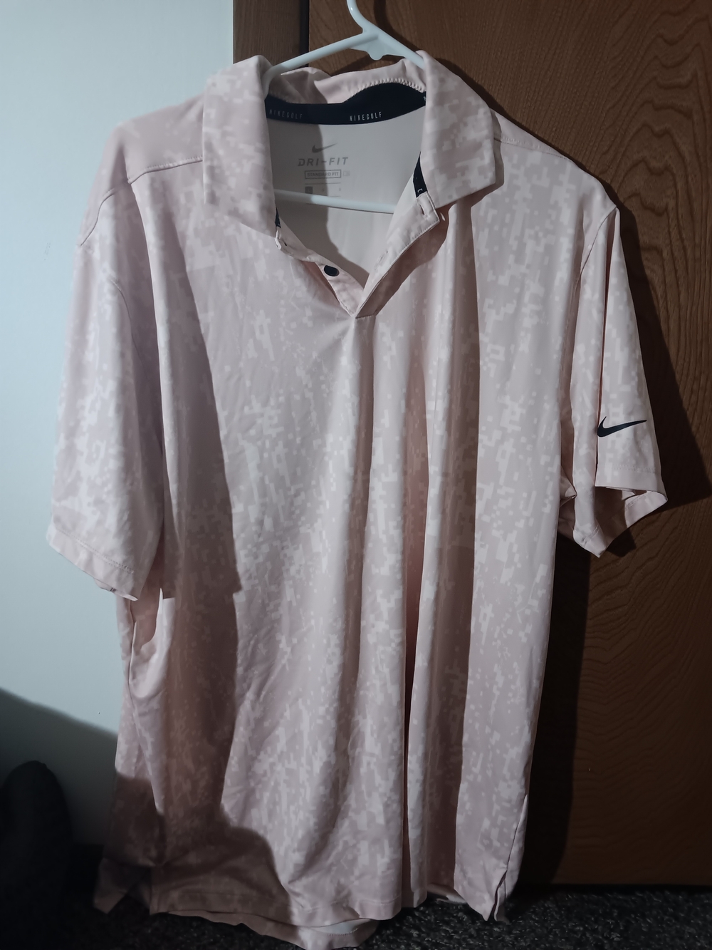 Nike Light Pink Dri-FIT Men's Polo